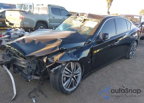 2015 Infiniti Q50 Sport z USA, uszkodzony, nr VIN JN1BV7AP2FM334999